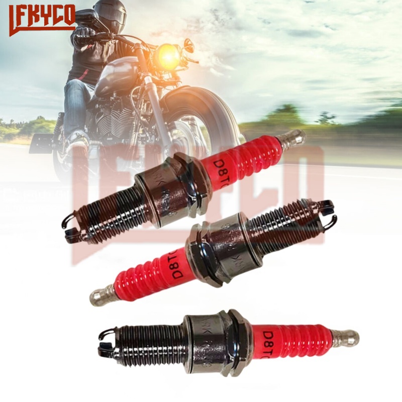 Motorcycle Spark Plug - Bujías de 3 electrodos D8TC para