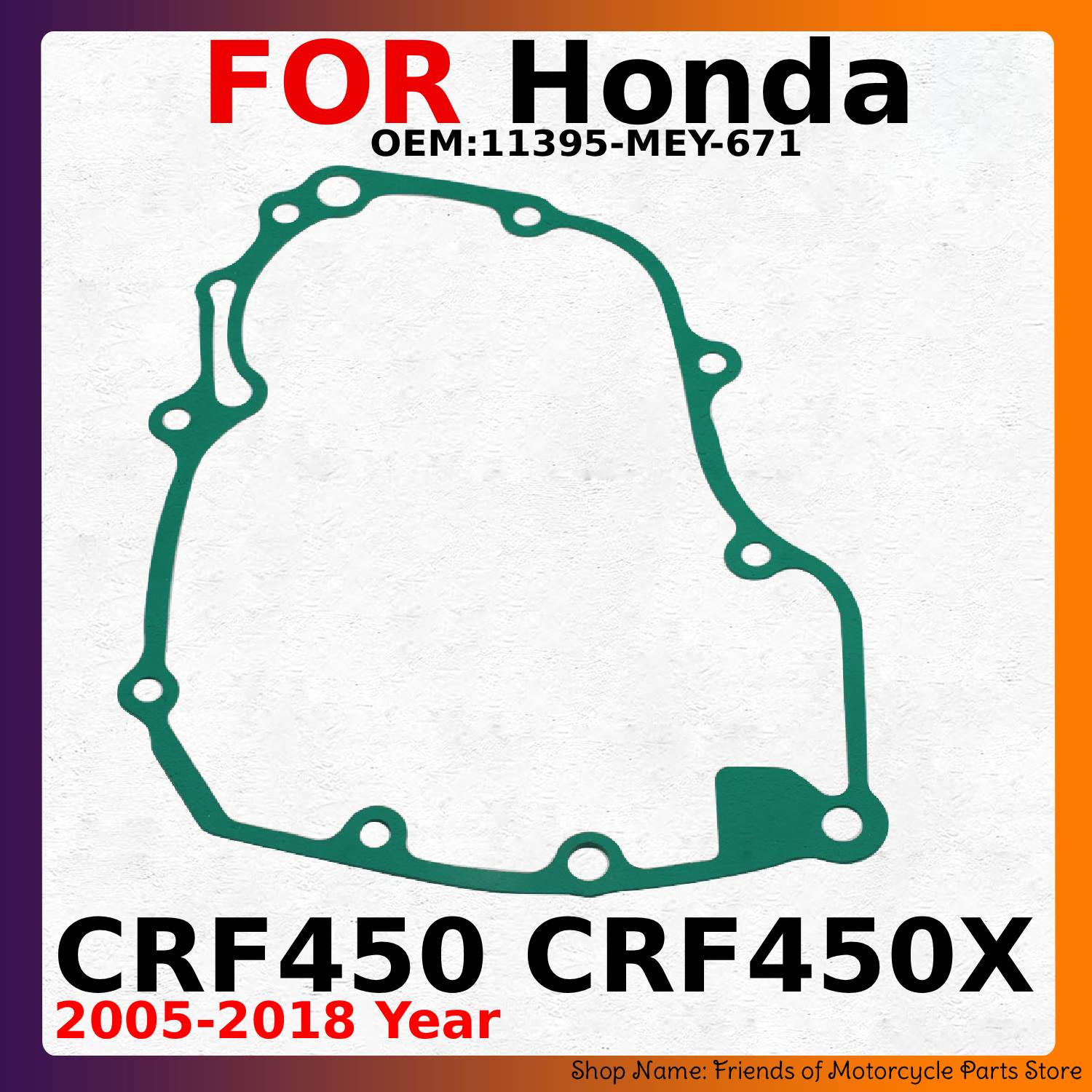Motorcycle Stator - Junta protectora del generador Magneto del