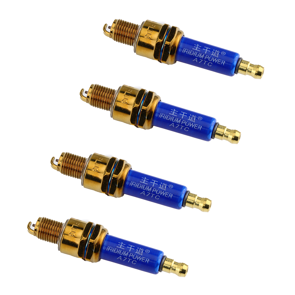 Bujía de iridio A7TC de alto r - Motorcycle Spark Plug reseña y precio