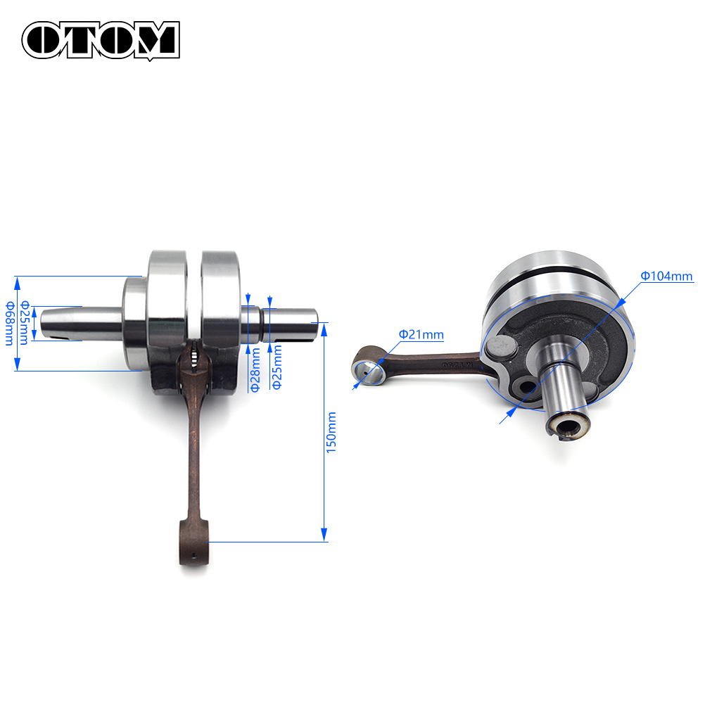 OTOM DT230 MT250 conjunto de b - Motorcycle Crankshaft reseña y precio