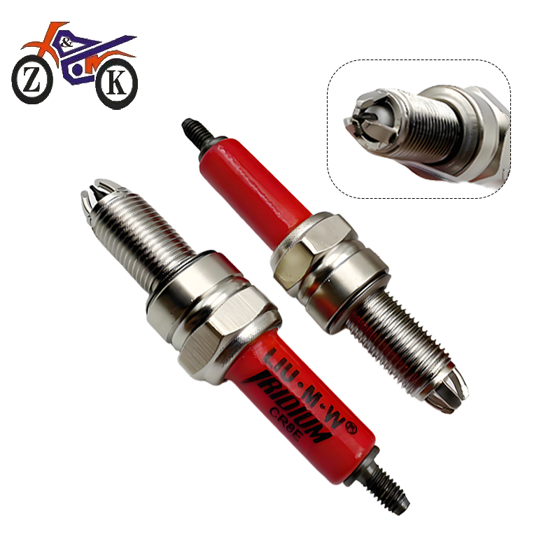 1 Uds CR8E 3 electrodos EFI mo - Motorcycle Spark Plug reseña y precio
