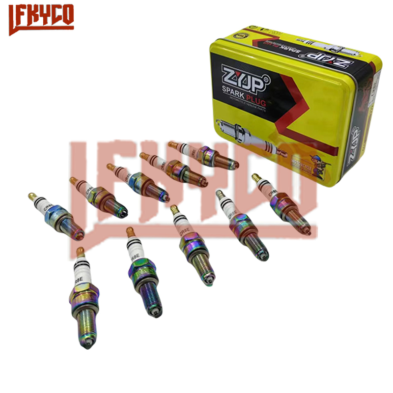 10 Uds CR8E antorcha de iridio - Motorcycle Spark Plug reseña y precio