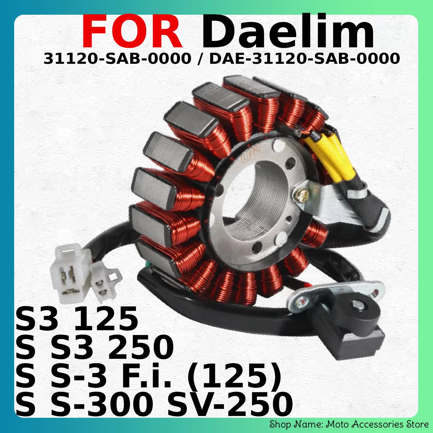 Bobina del estator para el gen - Motorcycle Stator reseña y precio