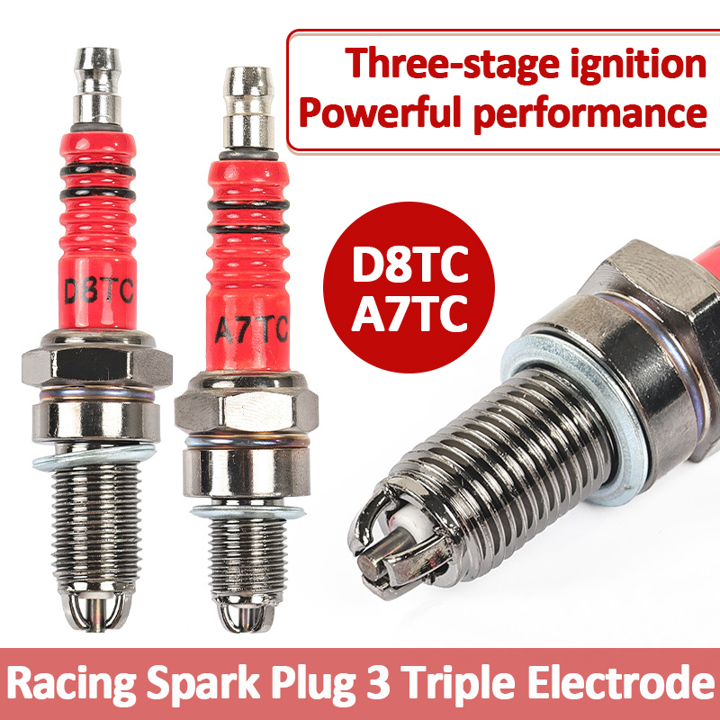 1/2PCS Bujía de Carreras de Tr - Motorcycle Spark Plug reseña y precio